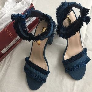 Liliana Denim fridge heeled Sandals